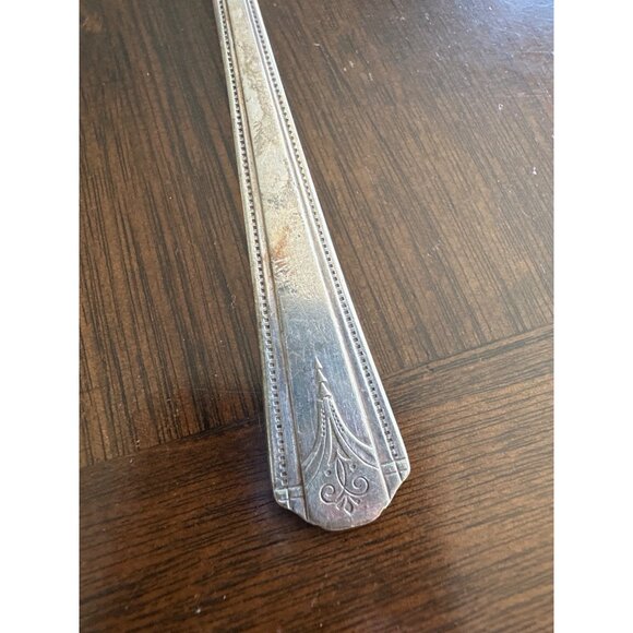 Vintage 1924 Simeon L & George H Rogers Co. Fork Oneida Ltd Silverplate Flatware - Picture 2 of 4